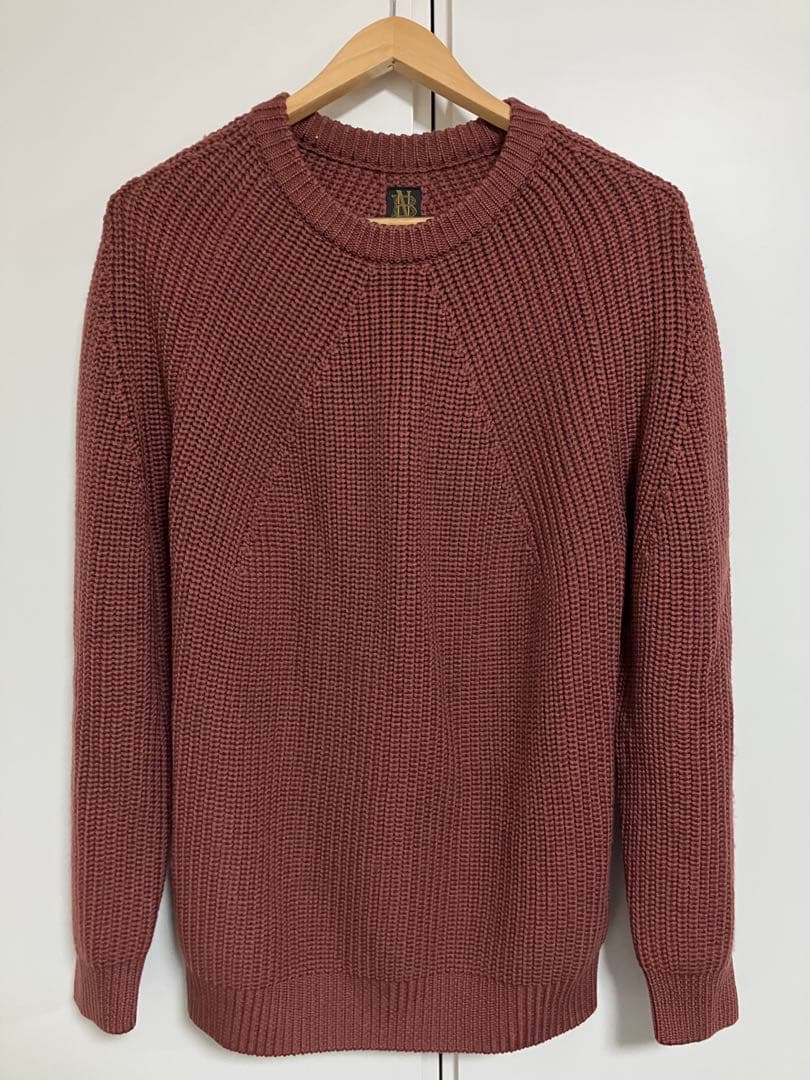 BATONER(バトナー) のシグネチャー クルーネックニットセーター　送料無料 バトナー BATONER シグネチャー クルーネック セーター SIGNATURE CREW