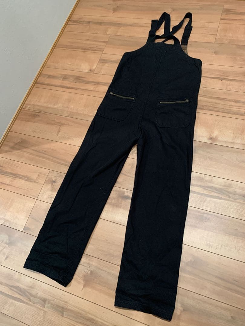 ブルコ bluco U.C.C.T 1165 黒 オーバーオール siz36 - メルカリ