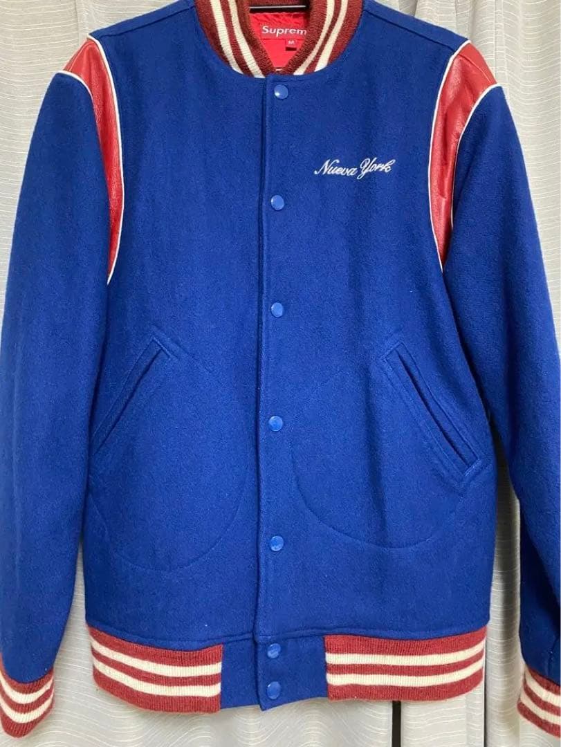 常田着supreme 02AWレザースタジャン - メルカリ