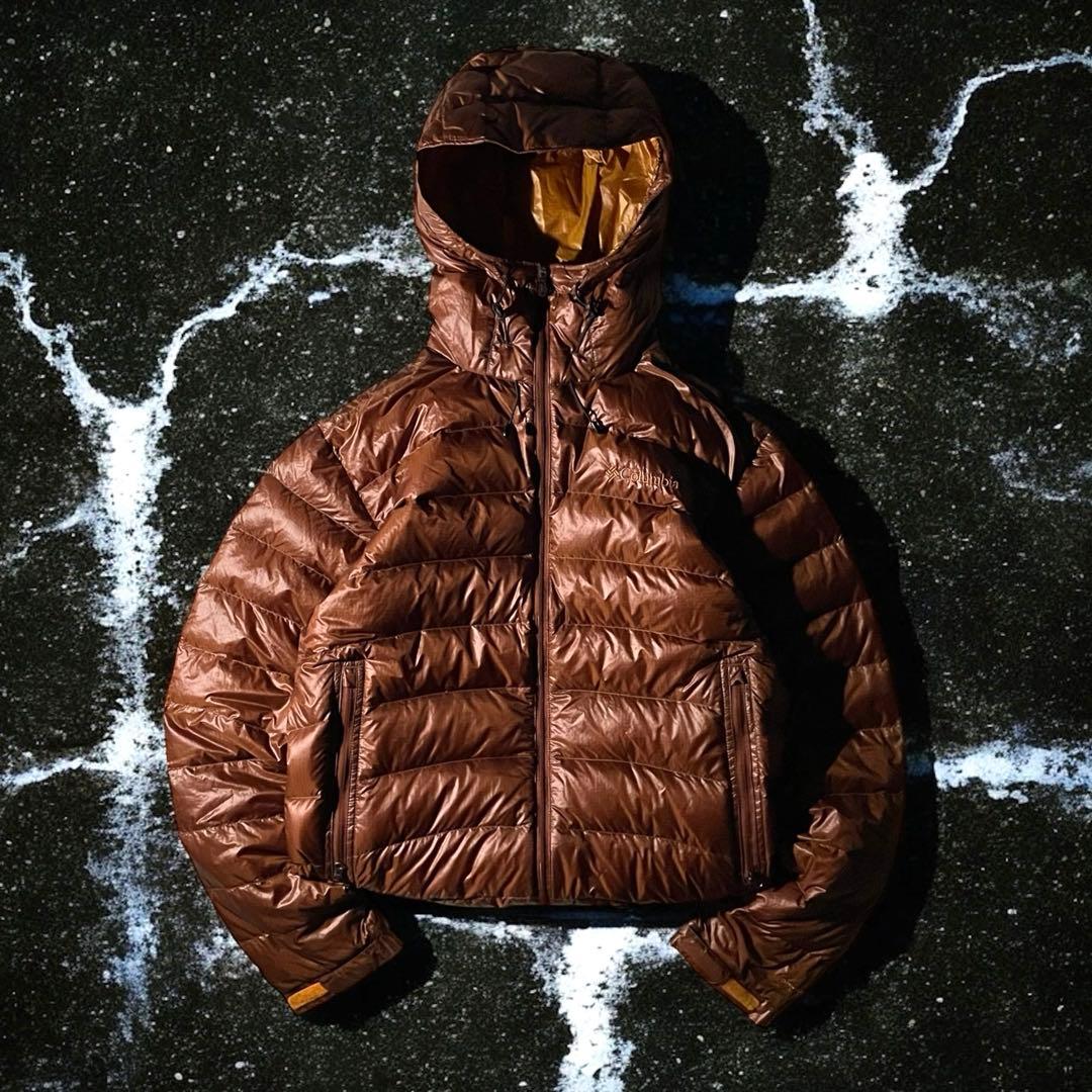 美品 コロンビア クレイターレイク アルパインダウンパーカ tech