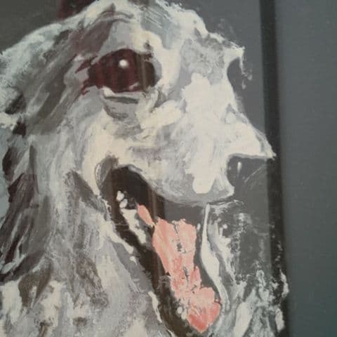 作品名:ボルゾイ(リロイ・ニーマン作シルクスクリーン) - メルカリ