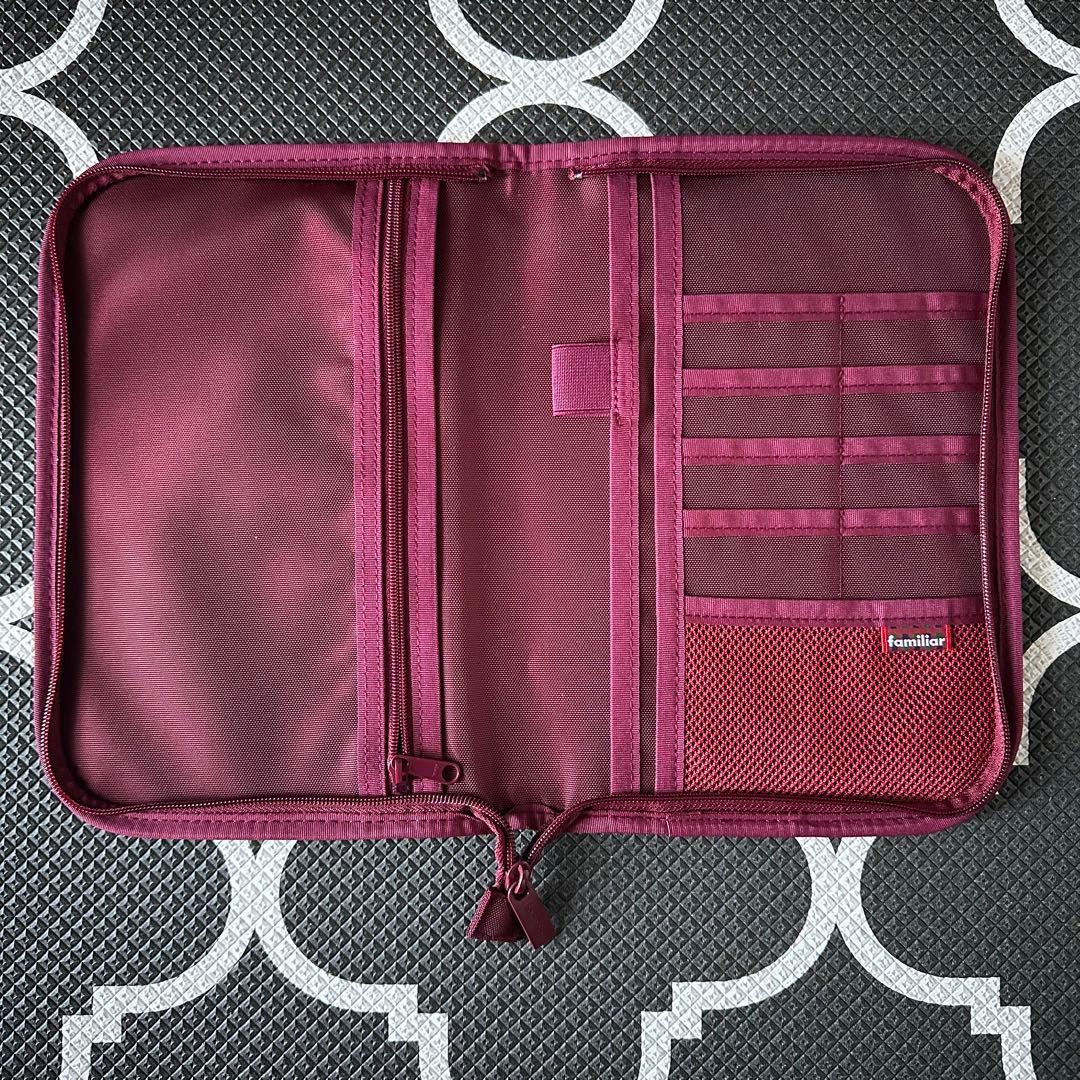 ファミリア 母子手帳ケース 002 レッド - メルカリ