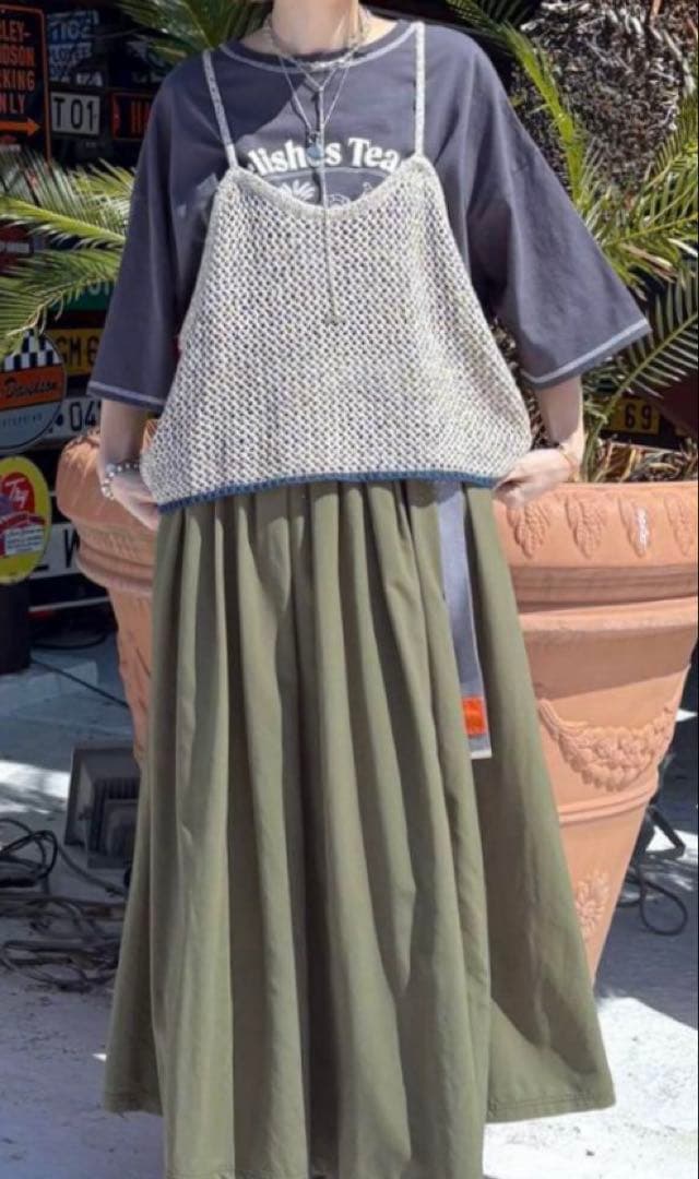 niko and  Make Stuff'25 aimiニットキャミブルー - メルカリ