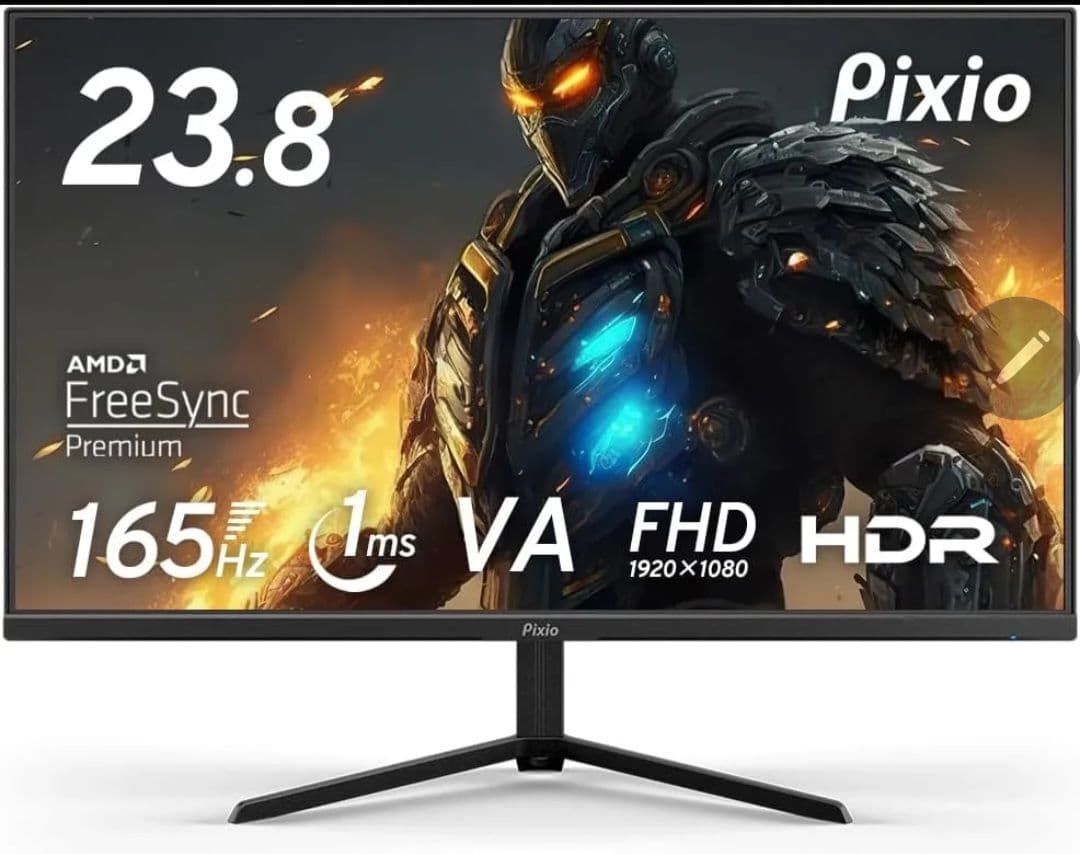美品　Pixio PX243 165Hz ゲーミングモニター　23.8インチ Amazon.co.jp: Pixio PX243 ゲーミングモニター 23.8インチ FHD VA