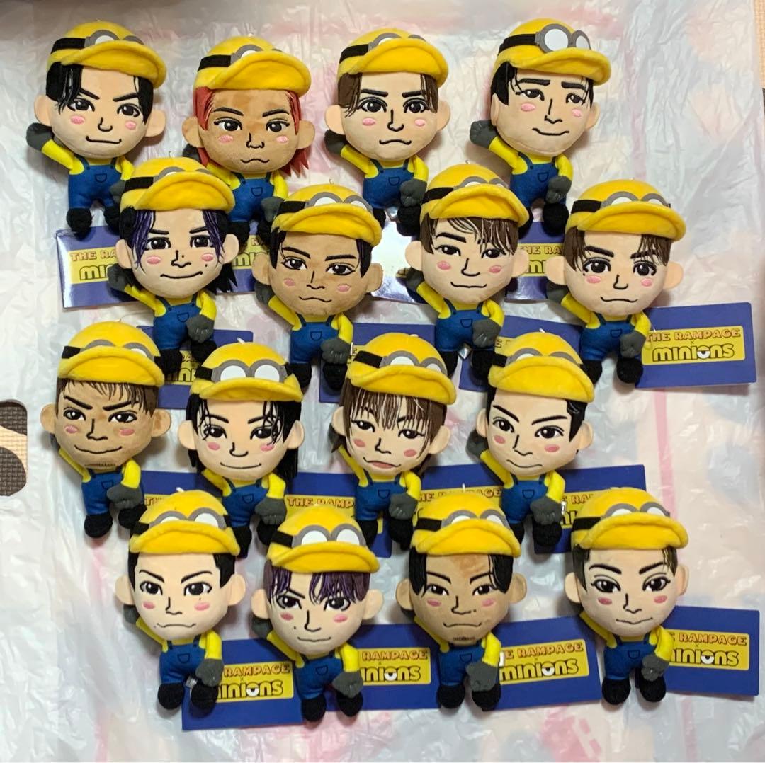 新品未使用 全16種セット THE RAMPAGE×MINIONミニぬいぐるみ⑤ - メルカリ