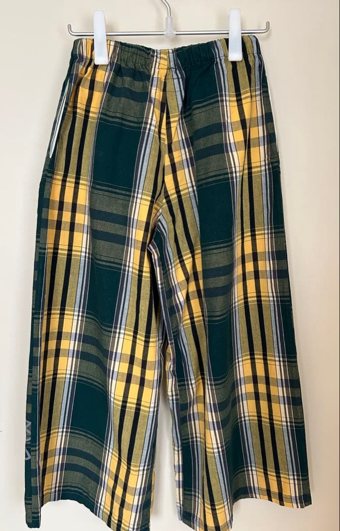 匿名発送】SOU・SOU 広形もんぺ 伊勢木綿20/20二筋布団縞深