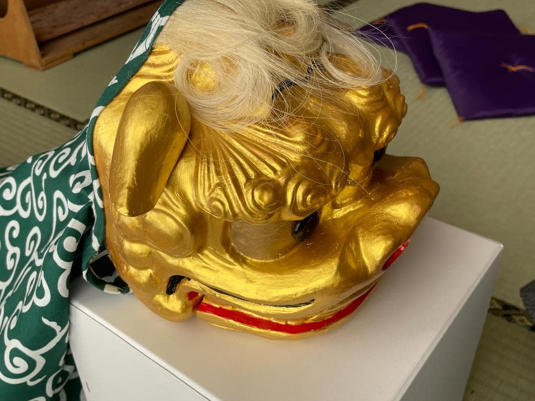 昼神小獅子造形工房作 獅子頭 大きさと価格の参考写真 - メルカリ