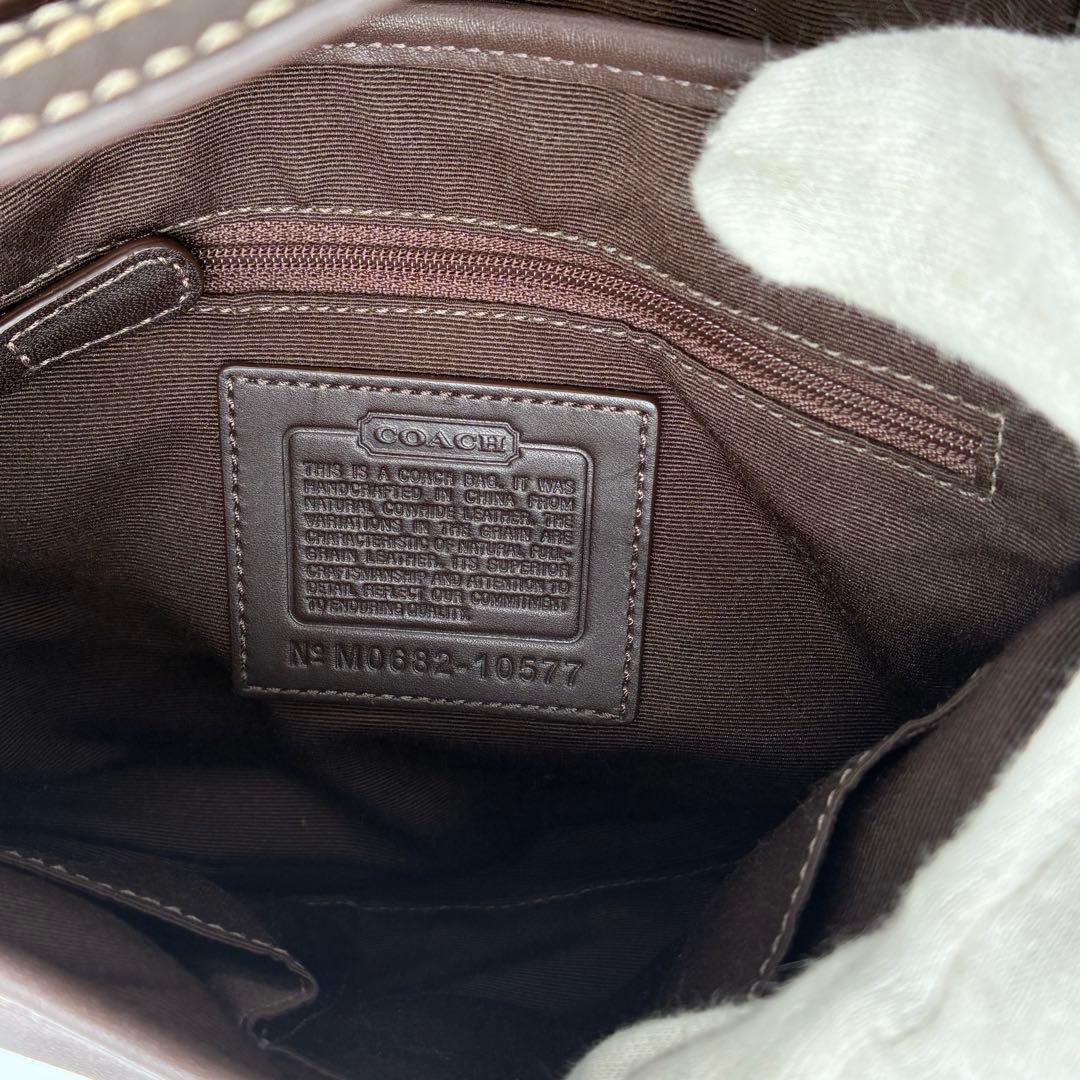極美品 Coach Soho Leather shoulderBag 10577 - メルカリ