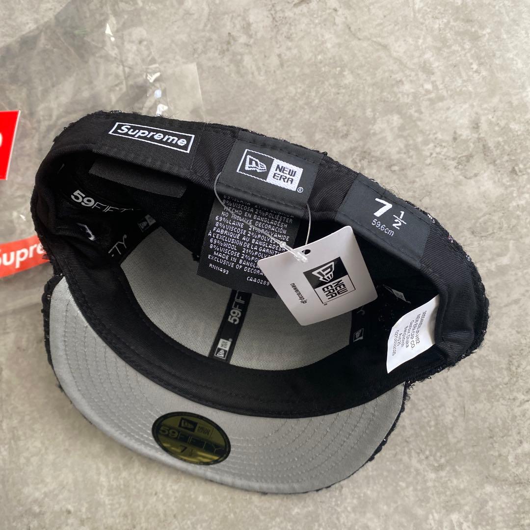 Supreme Boucle Box Logo New Era 黒 59.6cm
