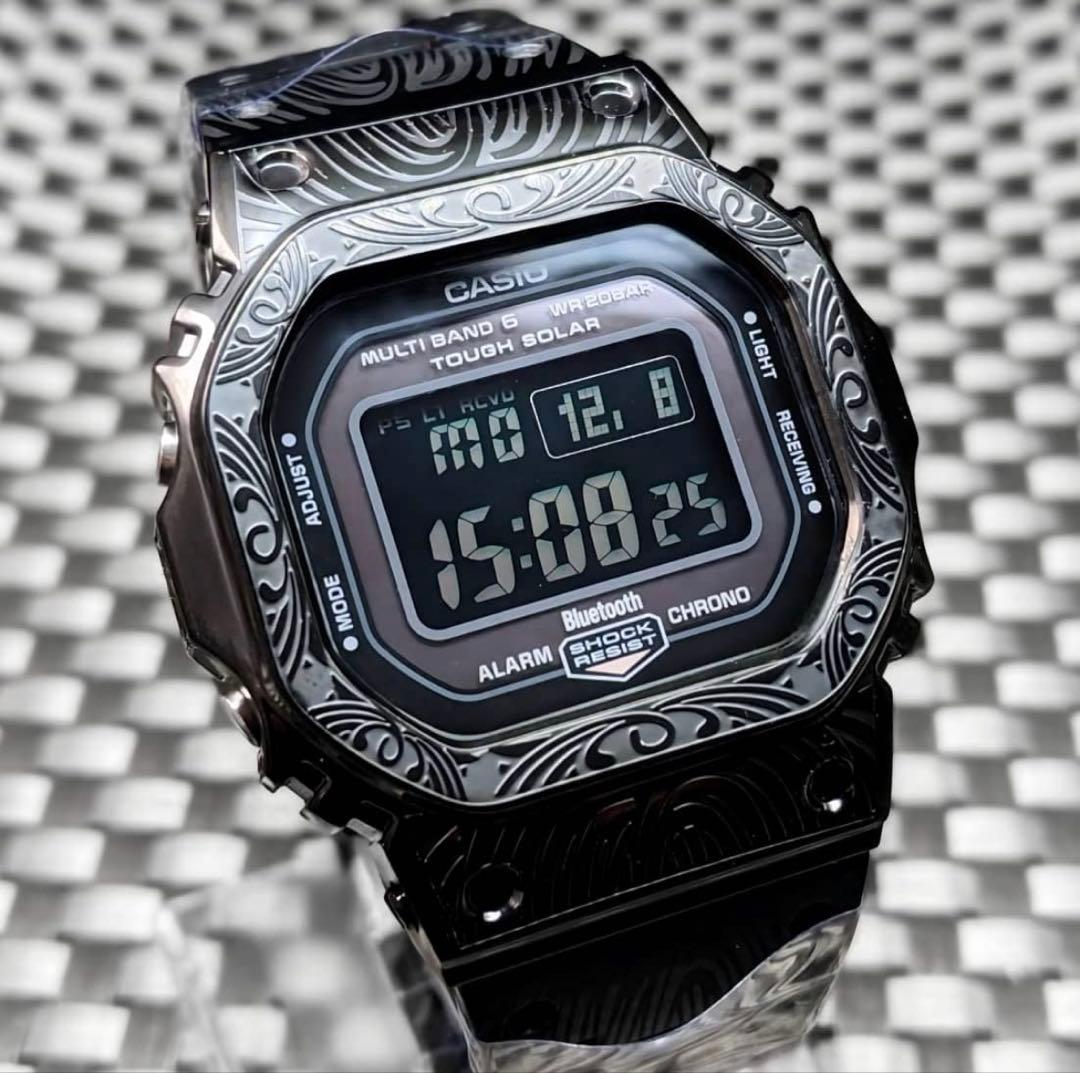 G-SHOCK GW-B5600HR Gショック フルメタル カスタム品 GW-B5600HR-1JF | CASIO