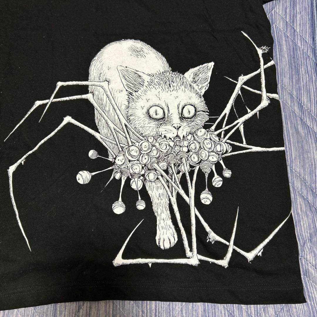 プレミア品 伊藤潤二 ギャロン Tシャツ ブラック Lサイズ ホラー漫画