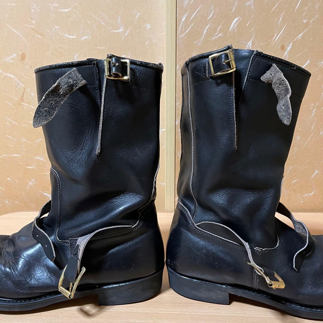 80s USA製 KNAPP エンジニアブーツ PT83 茶芯 10D 黒 - メルカリ