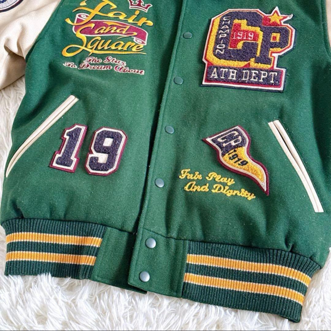 激レア200着限定品 champion U.S.A.スタジアムジャケット L - メルカリ