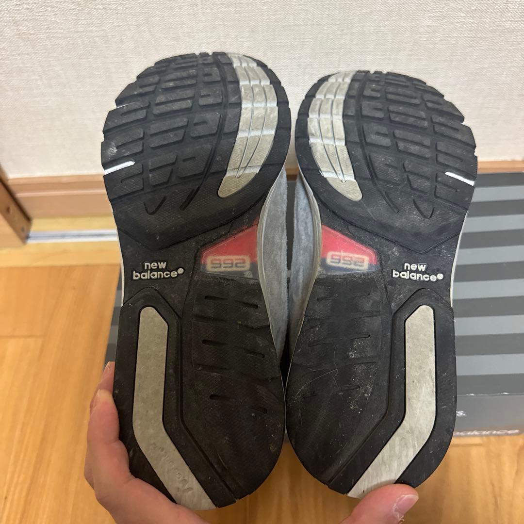 New Balance 992 USA 24.5cm グレー