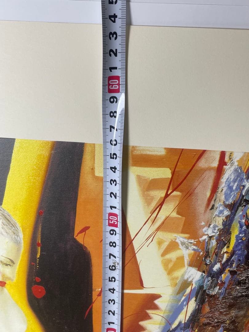 《限定77/250》オルガ・グレチナ シルクスクリーン絵画ダンサー84*63cm