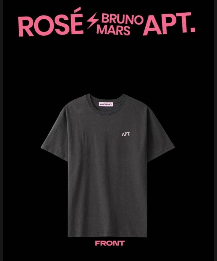 BLACKPINK ロゼ APT. ポップアップ限定 服 Tシャツ シャツ - メルカリ