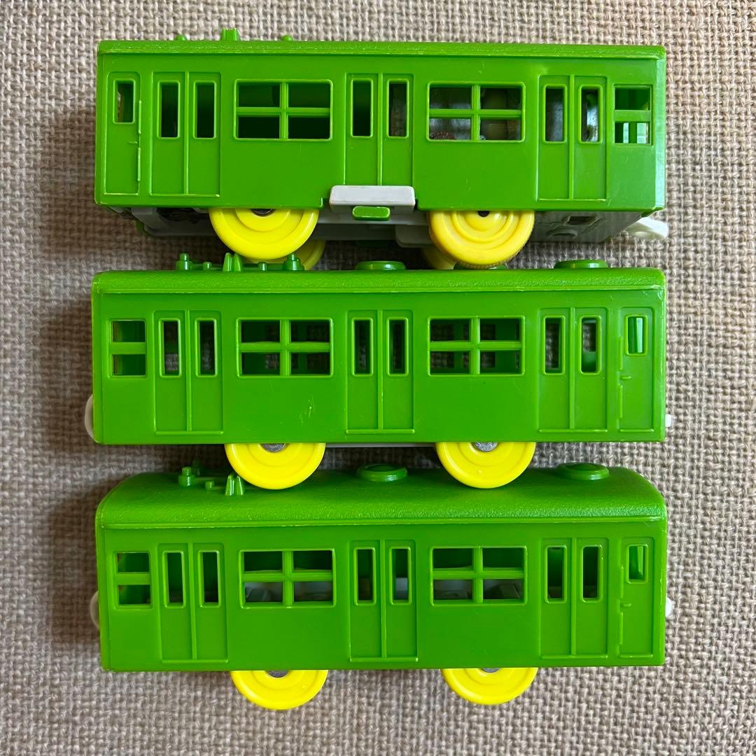 プラレール】電動プラ電車 電車 前スイッチ 旧動力 緑色 日本製 - メルカリ