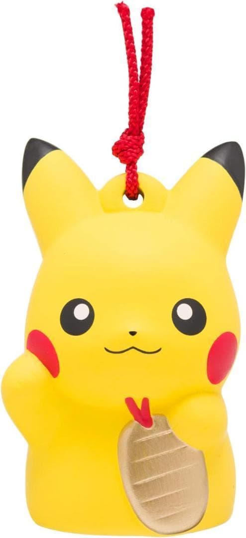 陶飾り鈴　ピカチュウ小判　ピカチュウ＆マリル ピチュー＆ピカチュウ＆ライチュウ 職人の技が光る「薬師窯」とポケモンセンターがコラボした「陶飾り