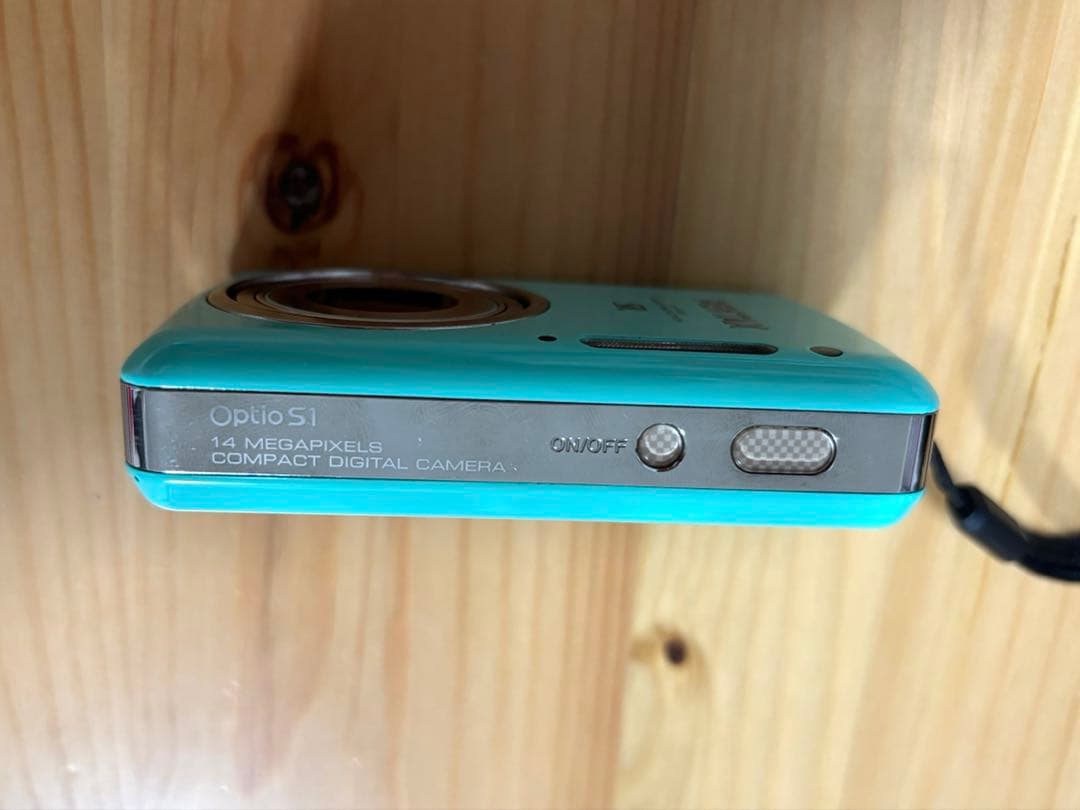 PENTAX Optio S1 ミントグリーン 動作確認済