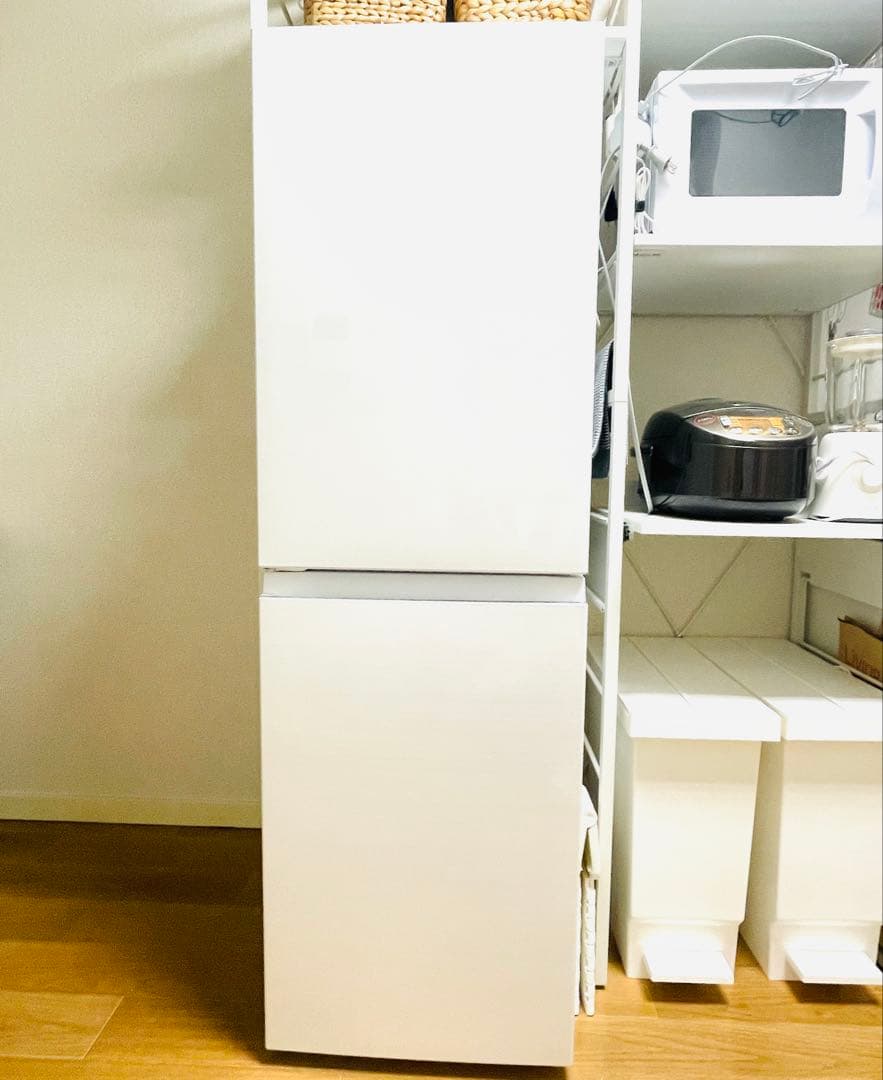 よるいち ハイアール JR-SY15AR-W 148L 冷蔵庫 Haier（ハイアール） 148L 冷蔵庫 右開き 2ドア 電子レンジが置ける