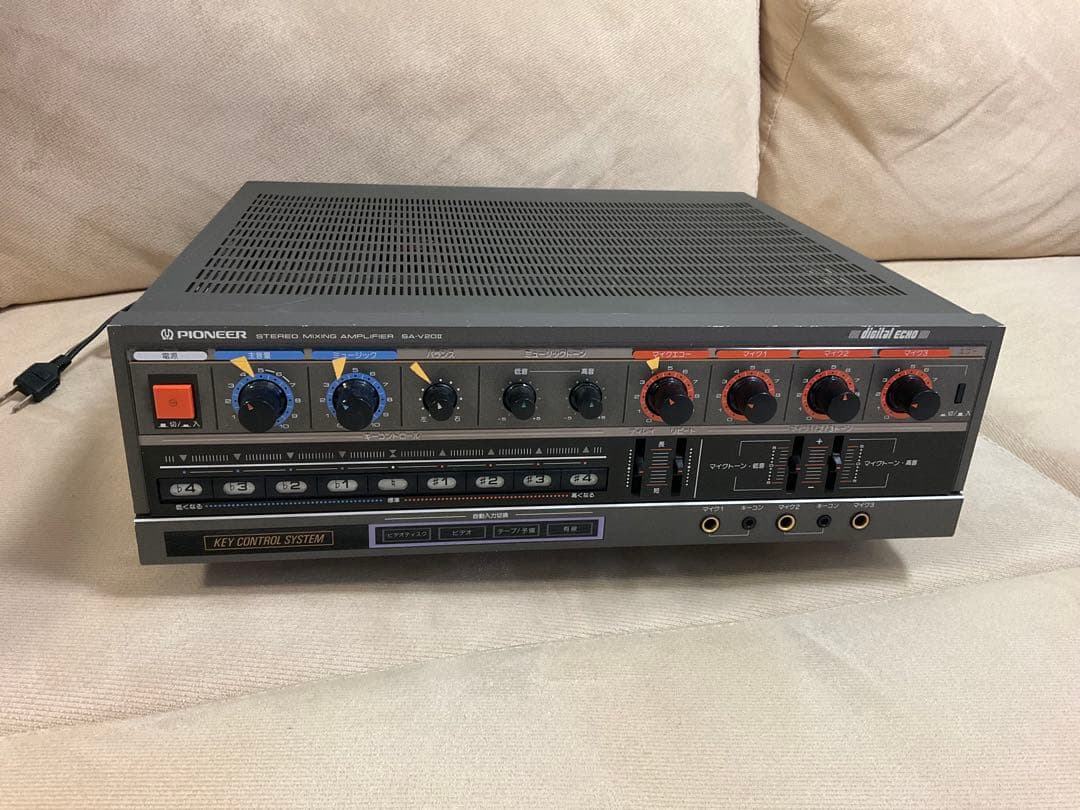 Pioneer SA-V20Ⅱ ステレオミキシングアンプ カラオケアンプ - メルカリ