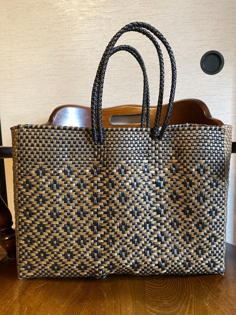 G912-L1-横長サイズ メキシコ オアハカ メルカドバッグ - メルカリ