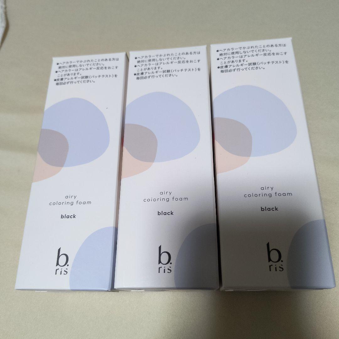 単品売り可　b.ris ビーリスエアリーカラーリングフォーム ブラック 3本 Amazon | b.ris ビーリス エアリーカラーリングフォーム [ 白髪染め