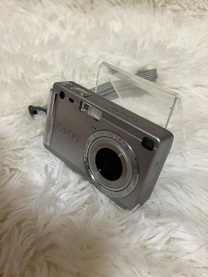 簡易動作確認済】PENTAX Optio s5i 可愛すぎるコンデジ シルバー