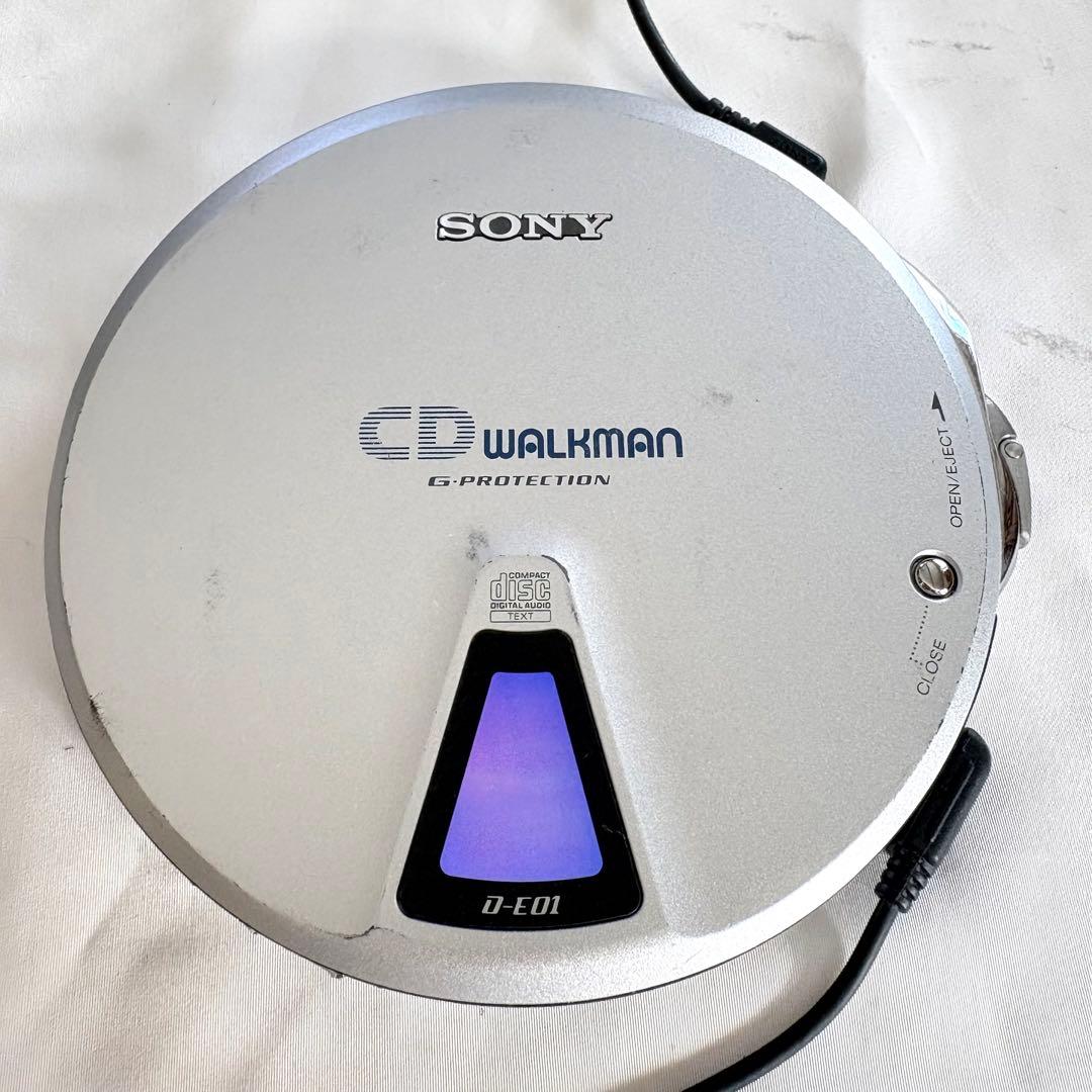 SONY CD WALKMAN D-E01 高音質 スロットイン純正リモコン付 - メルカリ