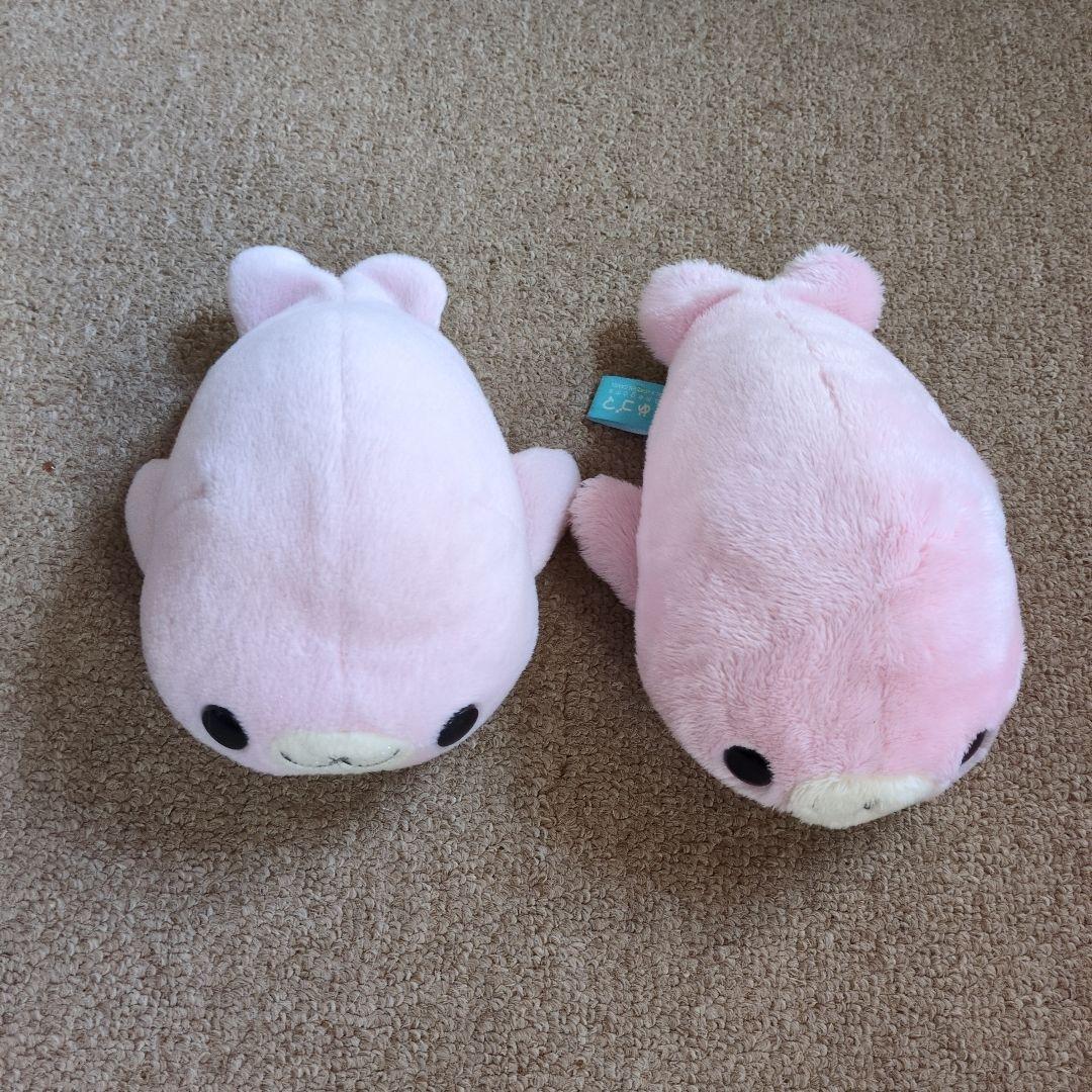 サンエックス まめゴマ ぬいぐるみ さくらゴマ ピンク 平成レトロ