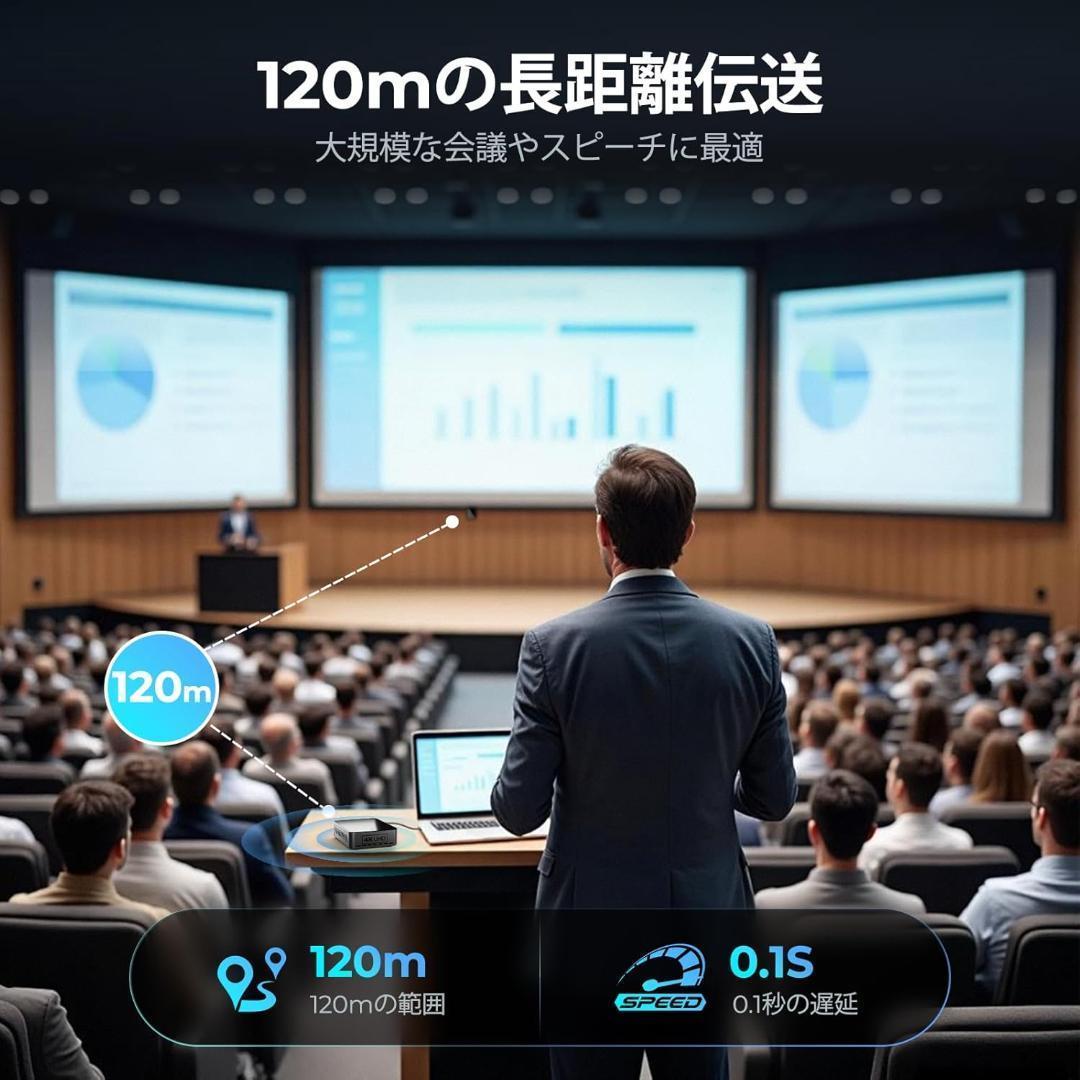 541 HDMI 送受信機 無線 ワイヤレス 4K 30Hz 5G 120M伝送 - メルカリ