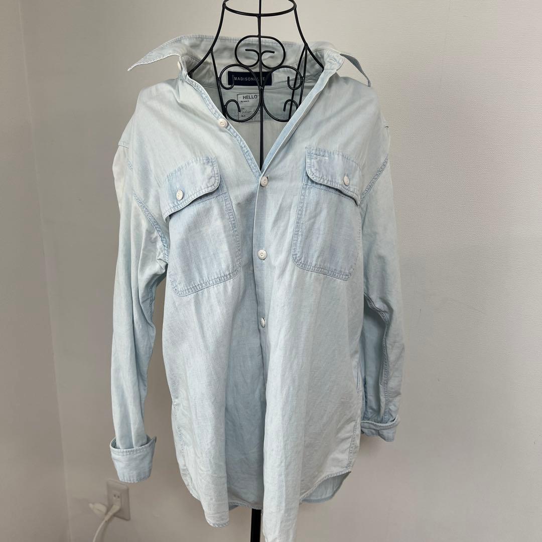 MADISONBLUE マダムワーク シャンブレーシャツ コットン - メルカリ