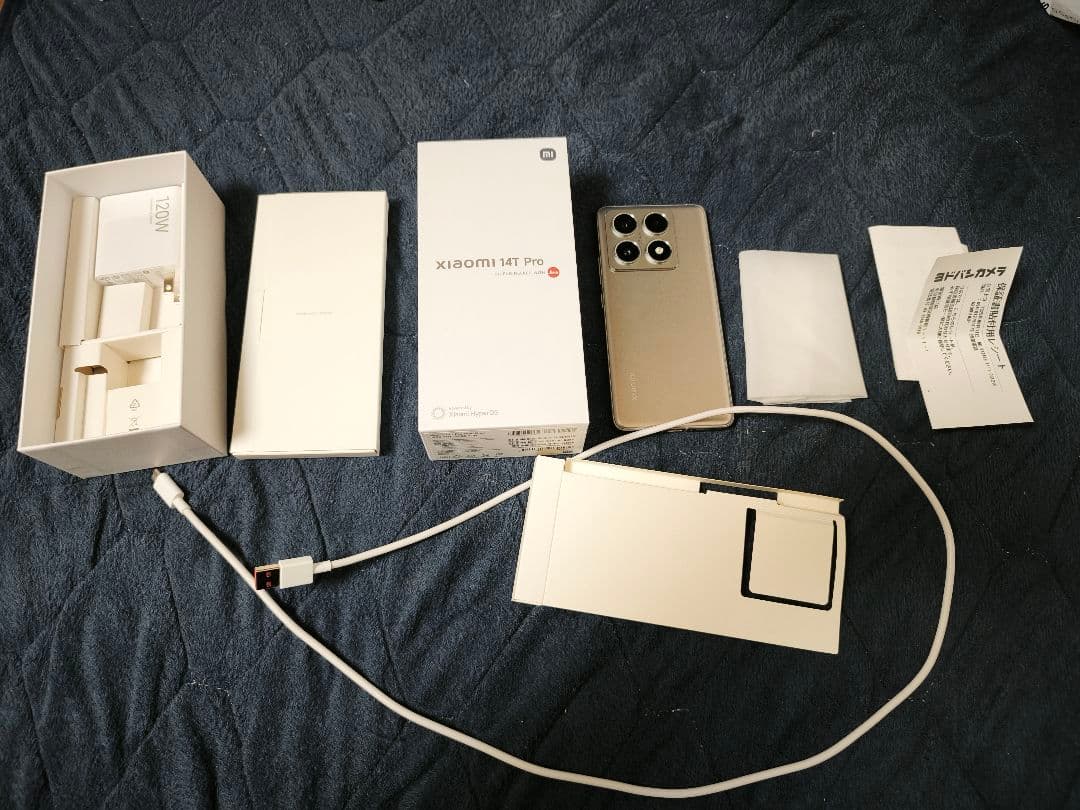 Xiaomi14Tpro チタングレー　256GB　中古品　明日までに発送 Xiaomi(シャオミ) Xiaomi 14T Pro 6.67型 12GB/256GB チタングレー SIM