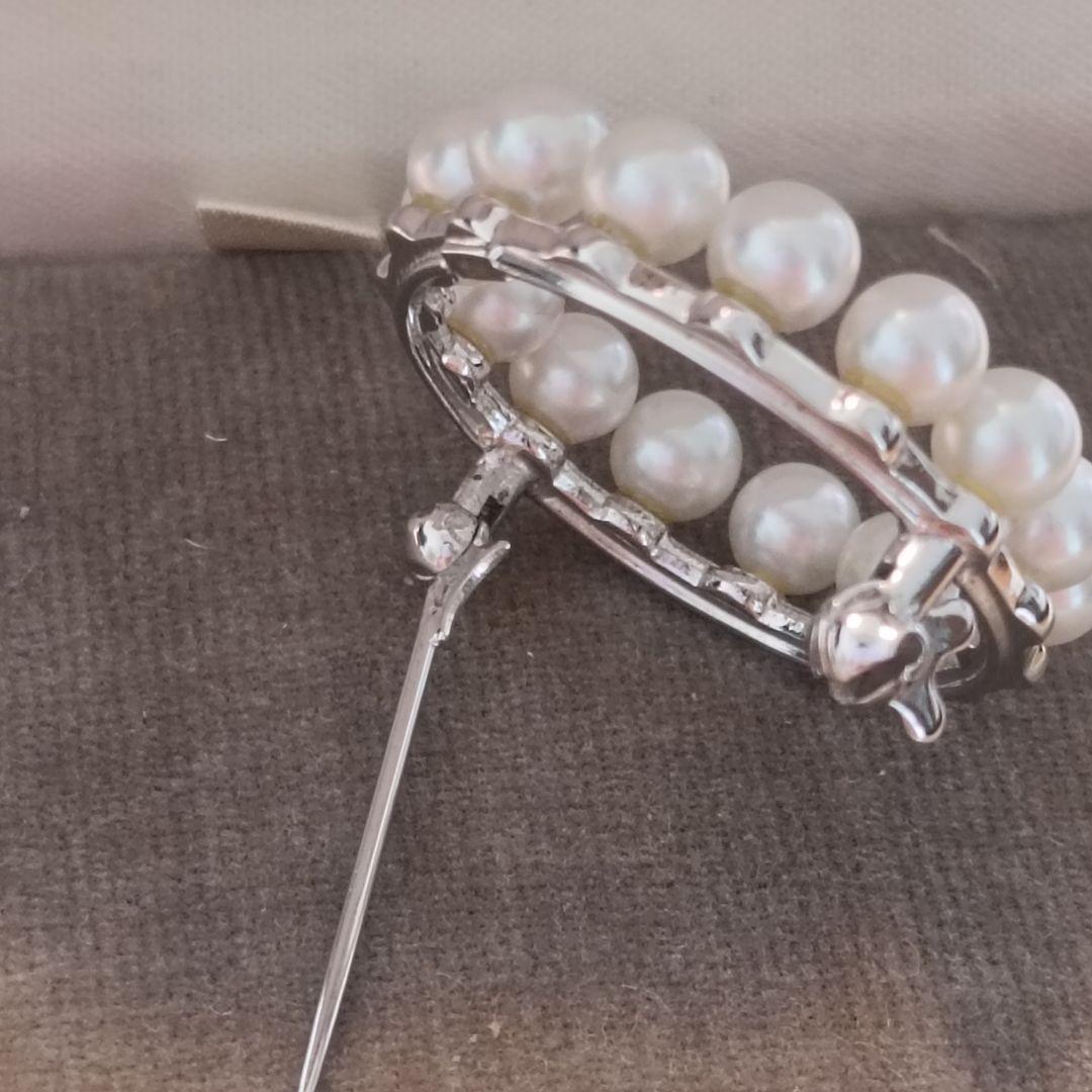 ミキモト ブローチ パール サークル フォーマル 箱なし～ - メルカリ