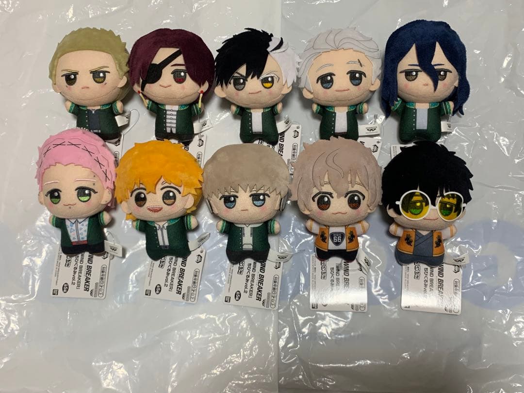 新品未使用 10種セット ウィンドブレイカー ちびぐるみvol.1 vol.2❶