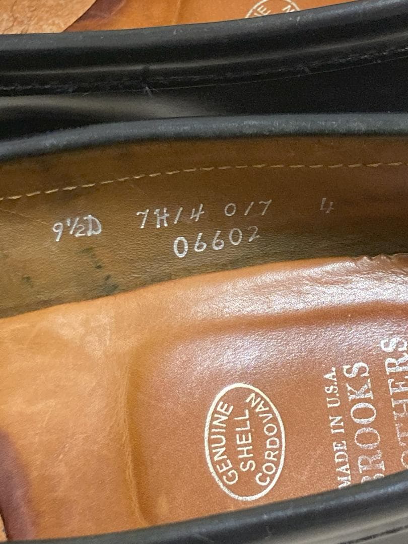 Brooks Brothers Alden アンラインド コードバン 9.5D