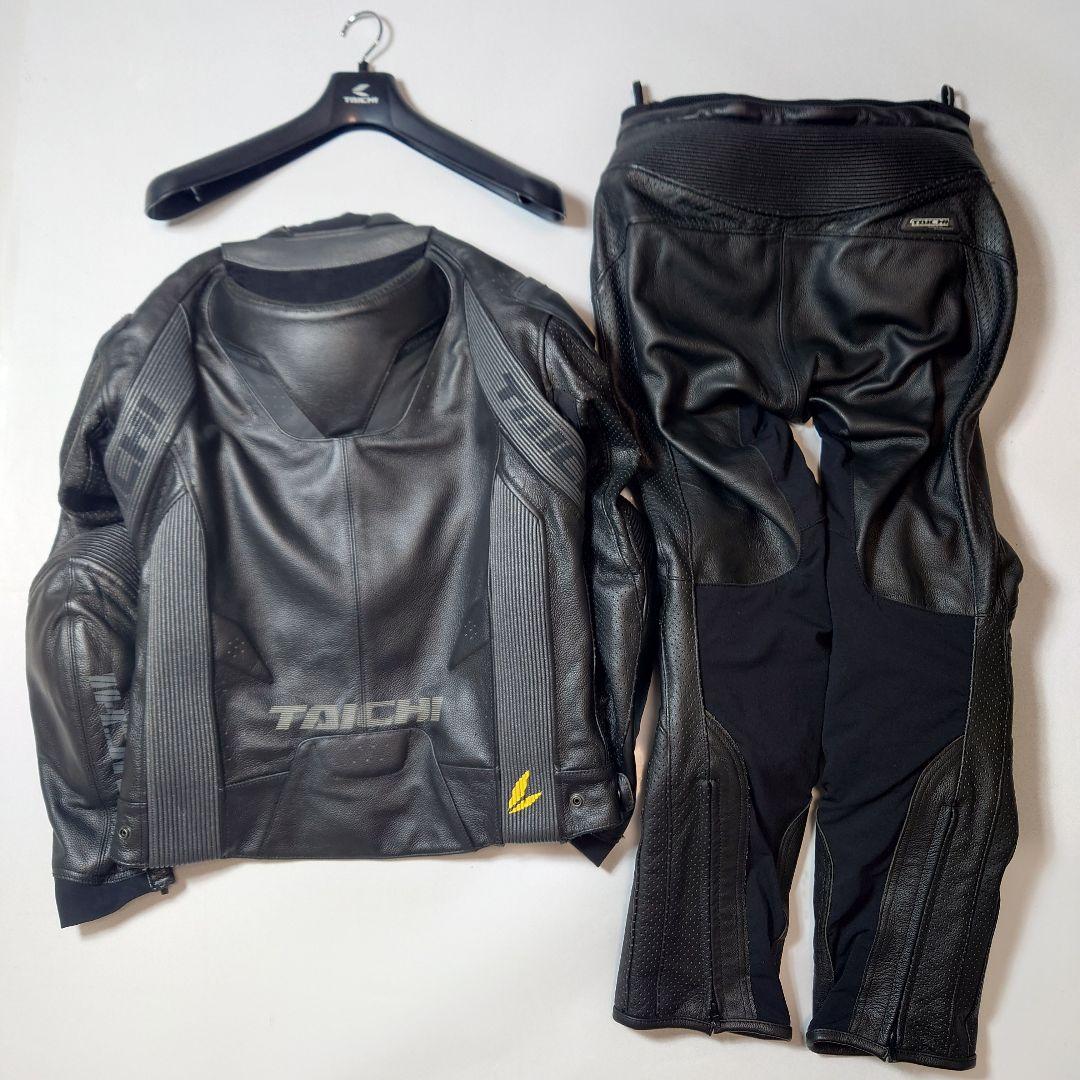 RSタイチ GMXレザージャケット コブ レザーパンツ 上下 XL、 L - メルカリ