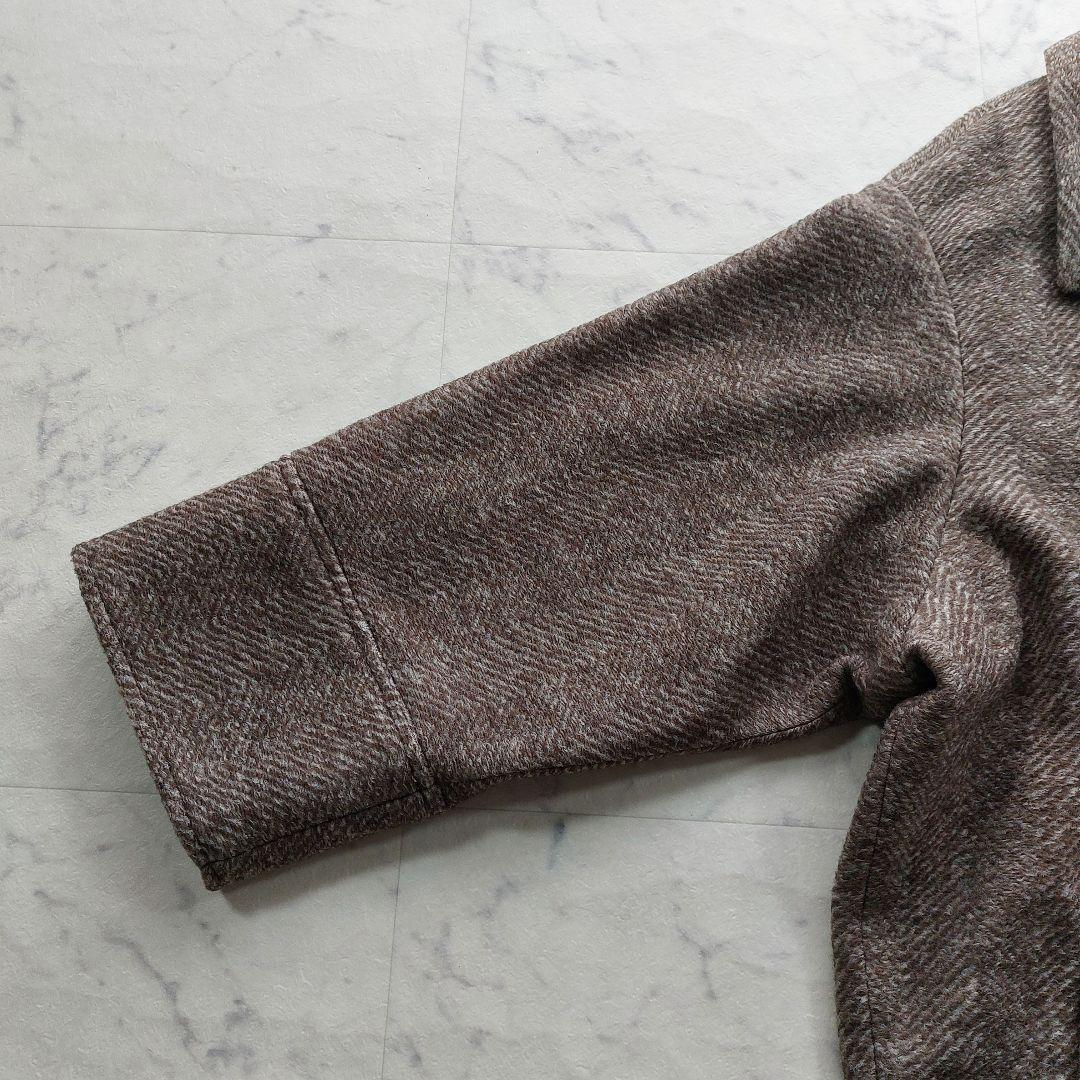 スピックアンドスパン Wスライバーヘリンボーンミドルコート 38 - メルカリ