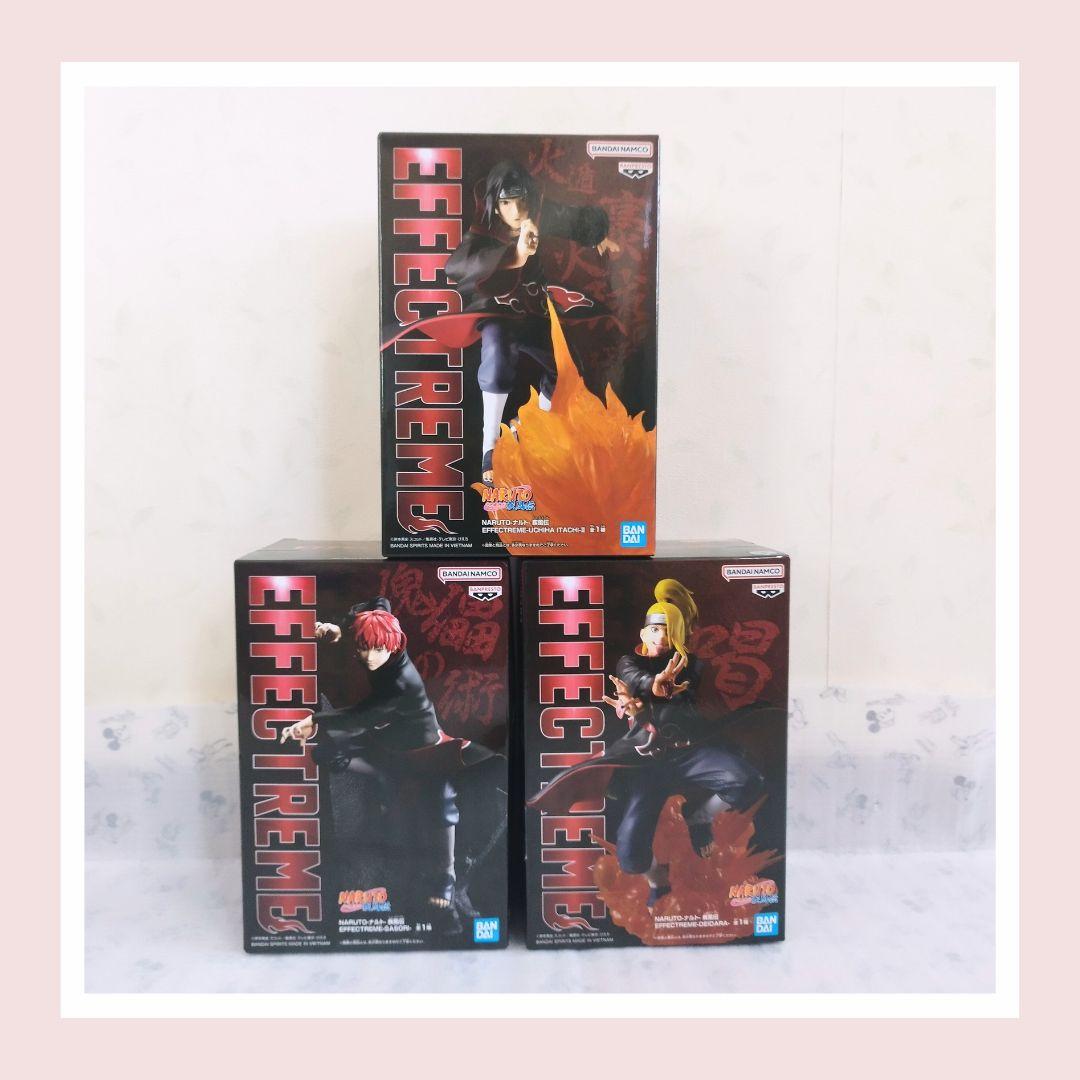 NARUTO 暁 EFFECTREME フィギュアセット A】 - メルカリ