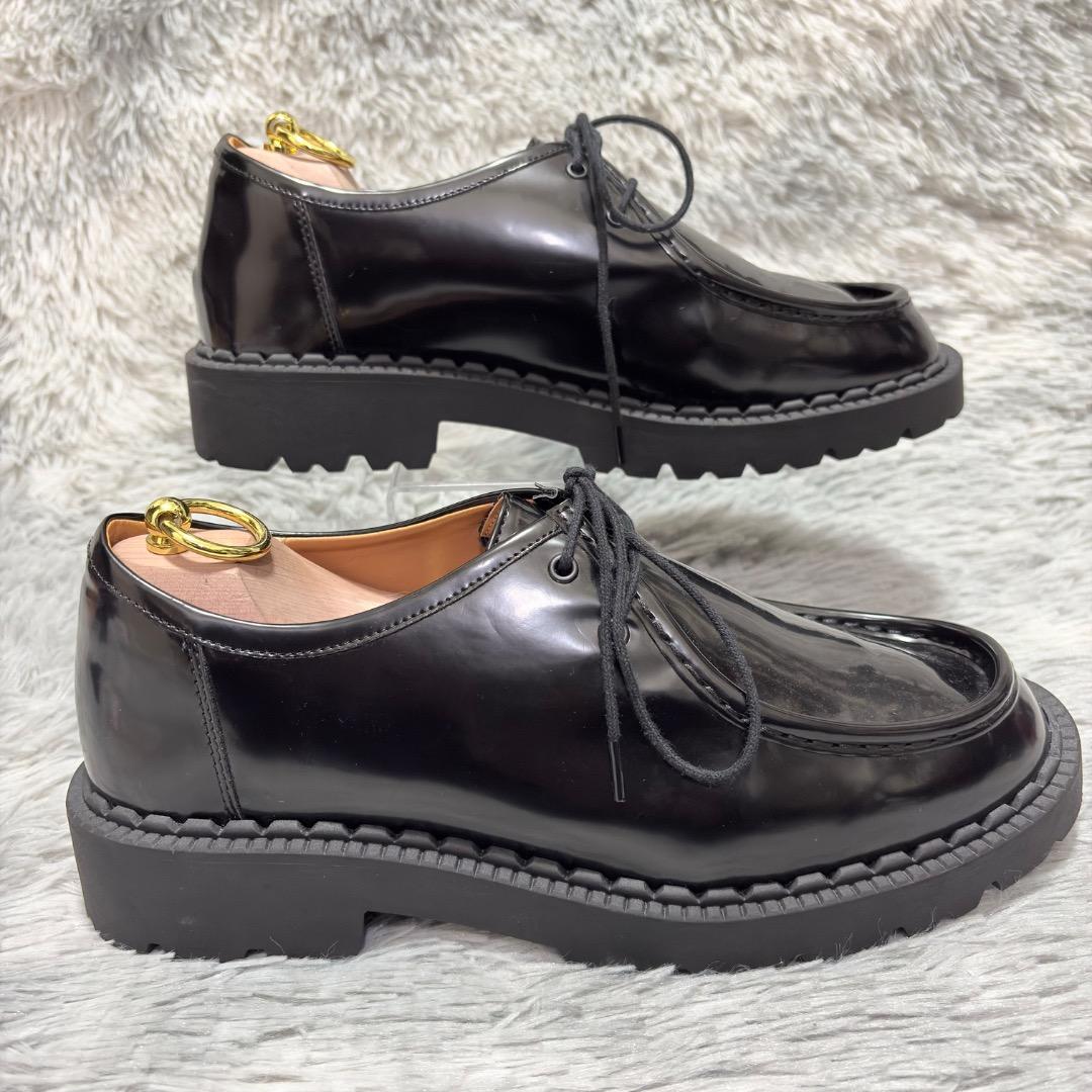 新品✨UNIQLO C 26.5cm チロリアンシューズ 黒 エナメル