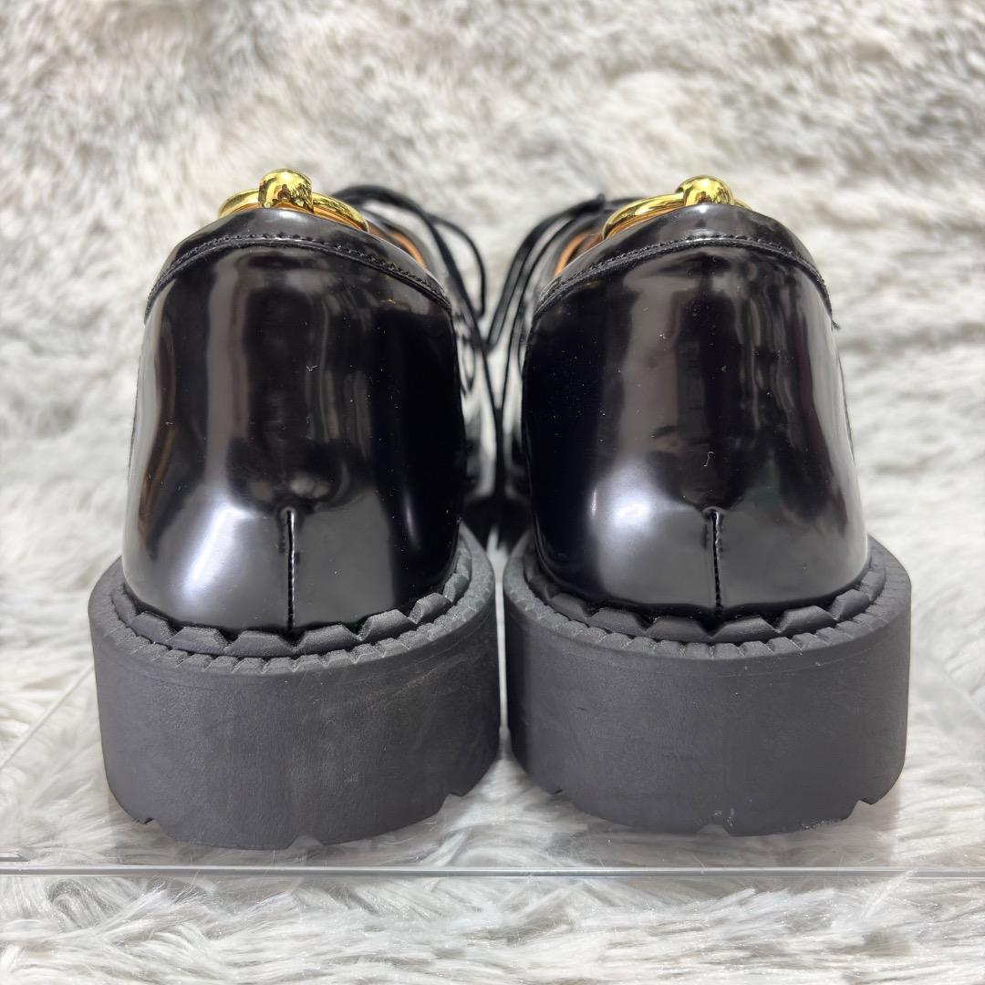 新品✨UNIQLO C 26.5cm チロリアンシューズ 黒 エナメル