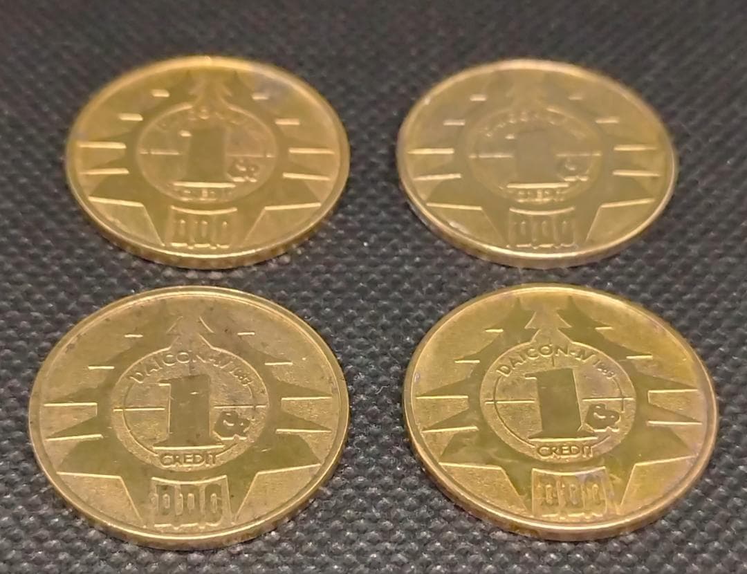 a*a様 【レア】1983年DAICON4 会場内コイン 1Cr 【左右各2枚