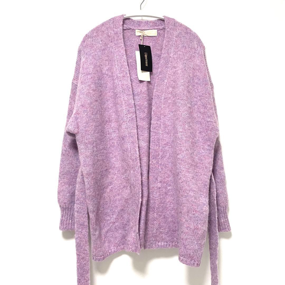 タグ付 22AW アパルトモン別注アールジュビリー モヘヤ混カーディガン