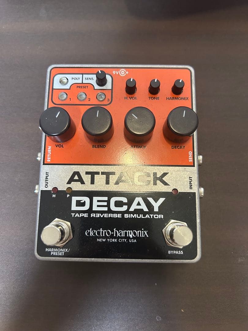 ギター electro-harmonix ATTACK DECAY Amazon.com: Electro-Harmonix Attack Decay Tape Reverse Simulator
