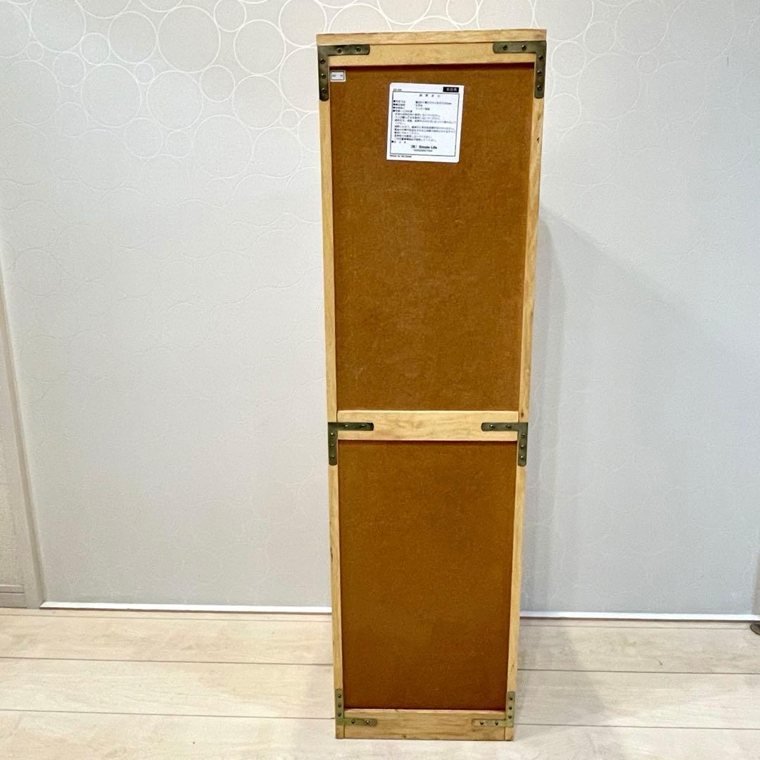 Simple Life 天然木 スリムドレッサーチェスト カントリー 収納家具の