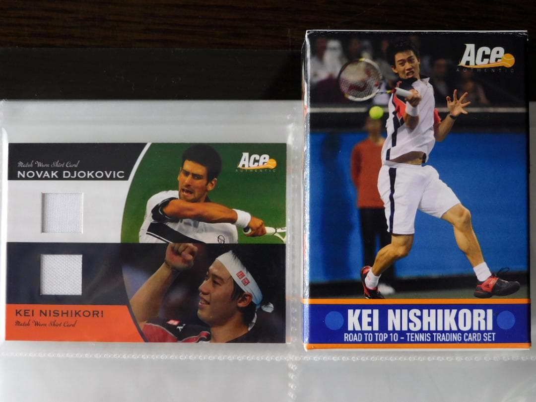 ACE 錦織圭 トレカ 31枚＋ 錦織圭/ジョコビッチ デュアルジャージ カード ACE 錦織圭 トレカ 31枚＋ 錦織圭/ジョコビッチ デュアルジャージ