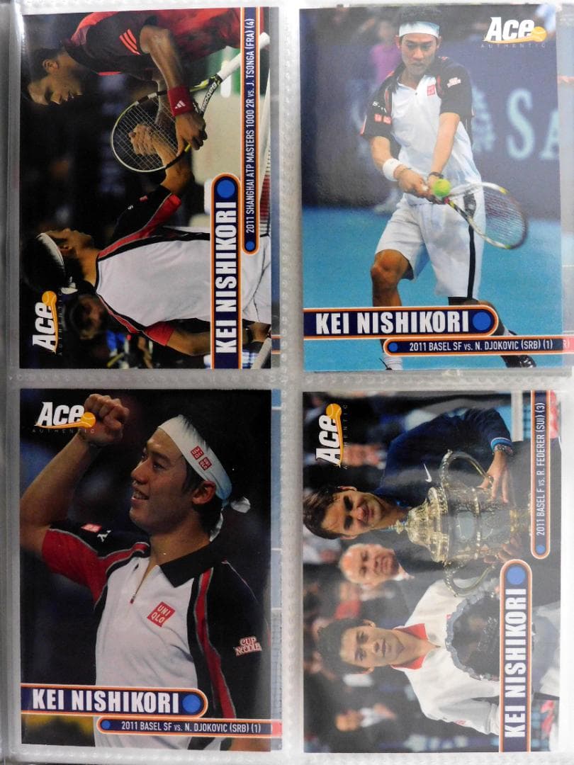 ACE 錦織圭 トレカ 31枚＋ 錦織圭/ジョコビッチ デュアルジャージ