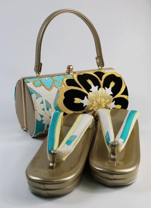 kon(๑╹ω╹๑ )kon様専用 振袖用ゾーリバッグ 帯地 かかと高振袖 新品