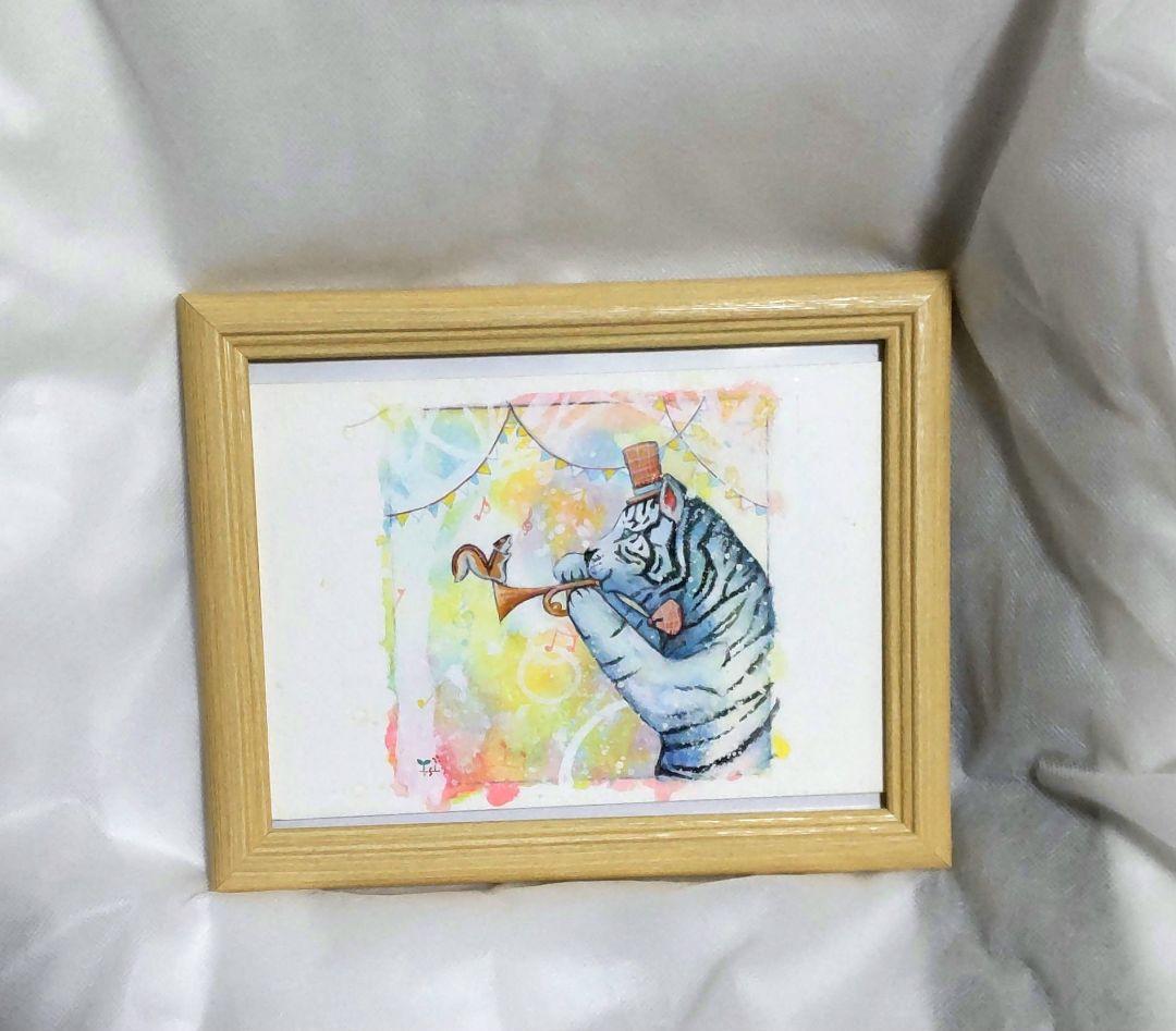 色紙藤田まことサイン入り中村主水中尾彬似顔絵作サイン入り