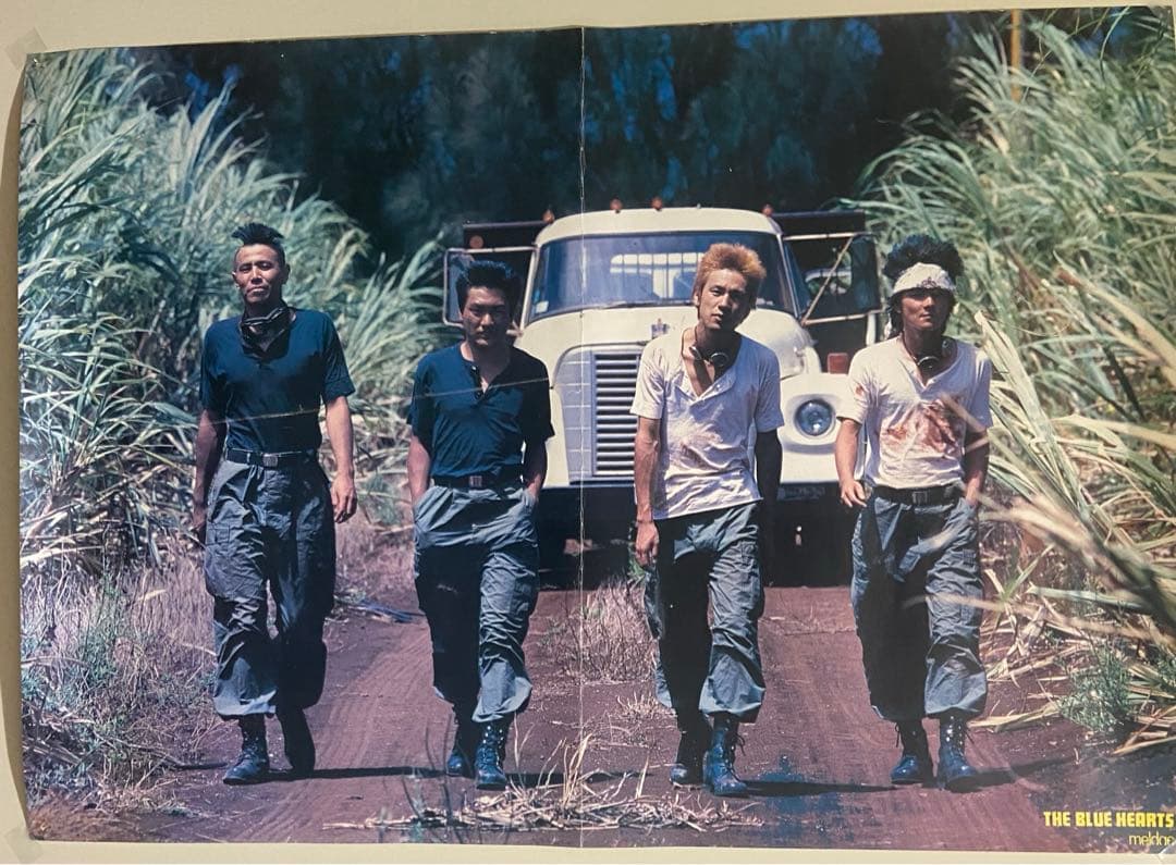 激レア】 THE BLUE HEARTS トレイン トレイン ポスター - メルカリ